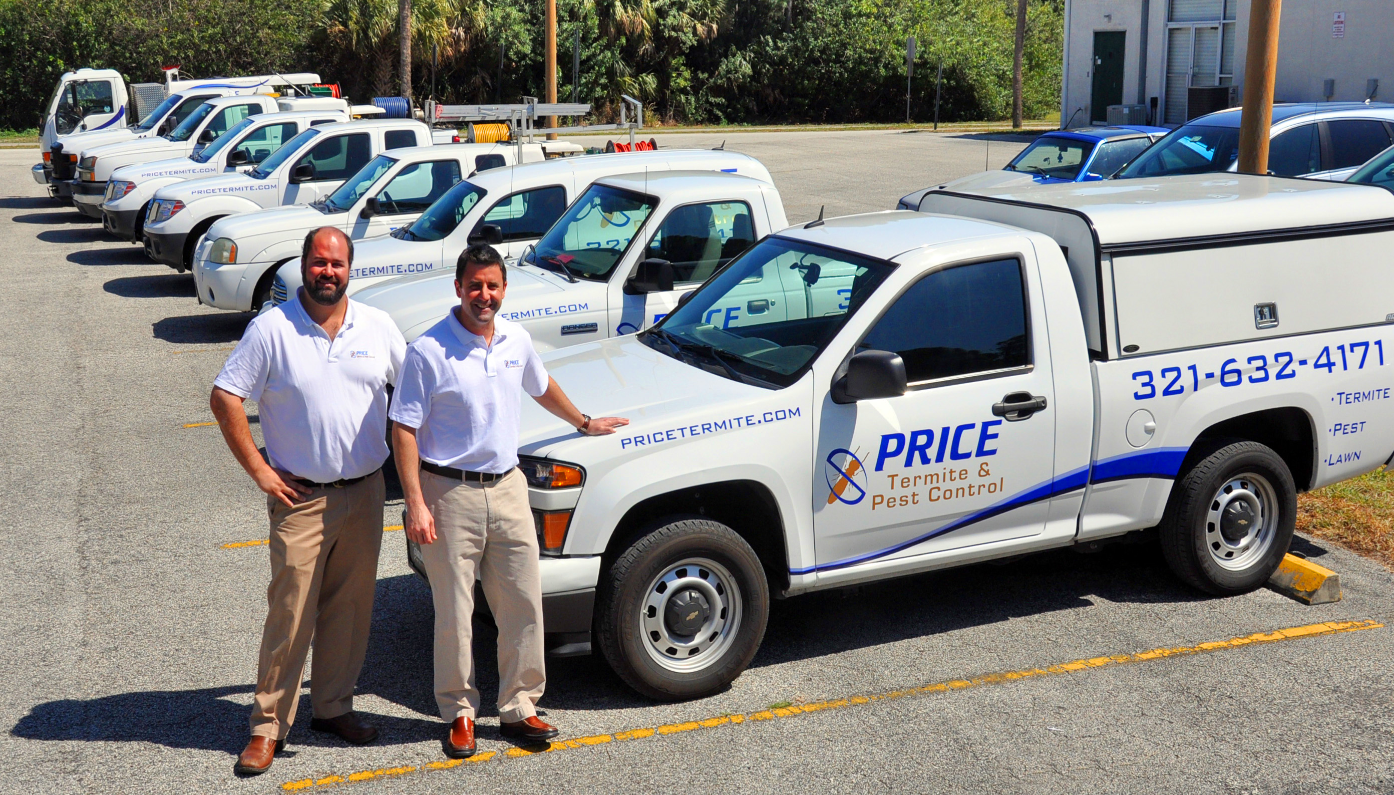 Price Termite & Pest Control Trucks